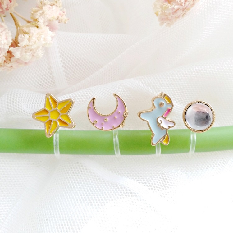 [Hàng Sẵn] Bông Tai Hình Hoạt Hình Đáng Yêu Trẻ Trung