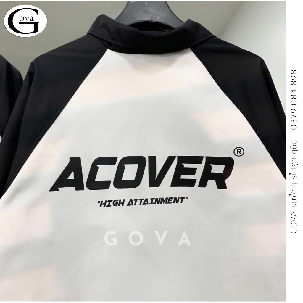 Áo Khoác Bomber Dù ACOVER Nam Nữ Ulzzang Unisex Kiểu Form Rộng 2 Lớp Jacket GOVA