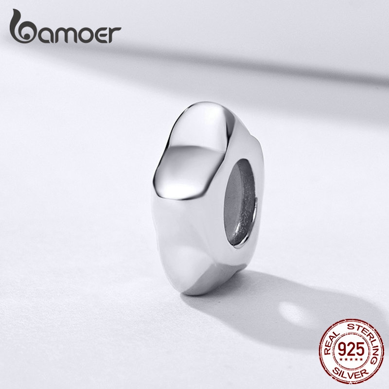 Hạt Phụ Kiện Bamoer Scc1168 Hình Ngôi Sao Năm Cánh Bạc 925