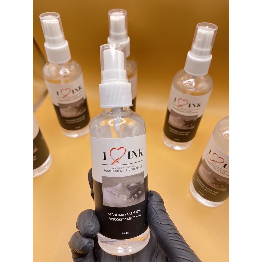 Dầu lau mực tập trên da giả