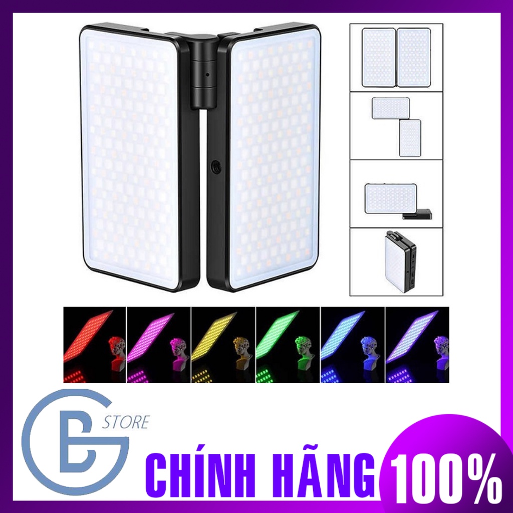 VIJIM R316 RGB - Đèn LED đổi màu RGB có thể gập lại, tích hợp pin 3200mAh - Hàng Chính Hãng