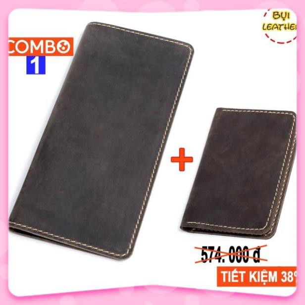 COMBO da sáp ngựa điên: 1 Ví cầm tay nam C102 và 1 Ví namecard V117- TIẾT KIỆM 35% CHI PHÍ