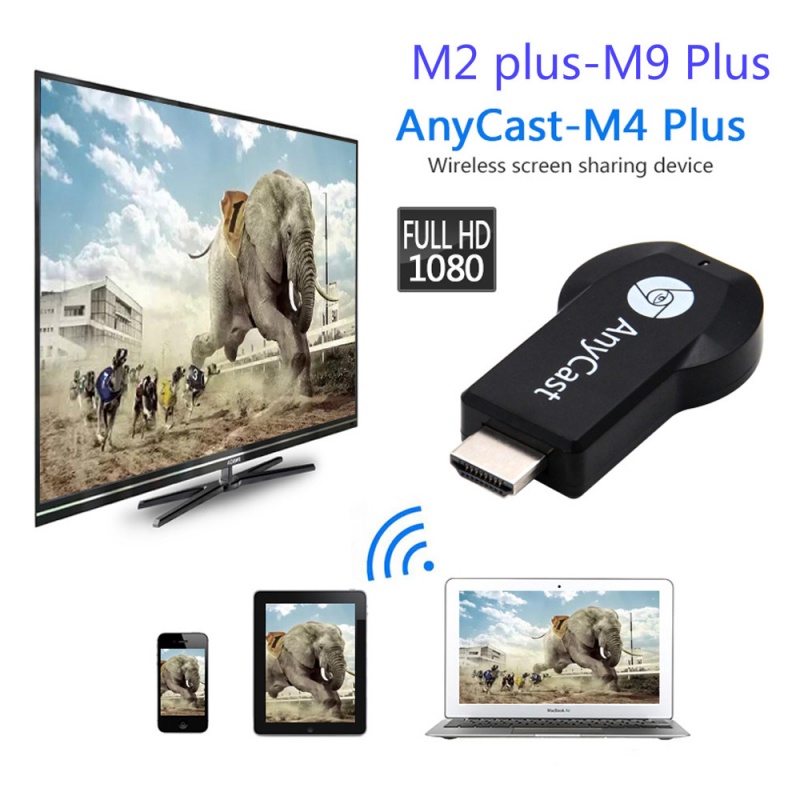 Anycast wifi Dongle M2 M4 M9 Plus Điện thoại thông minh Hdmi Tv 1080p Khuếch đại màn hình điện thoại Micro Usb không dâ