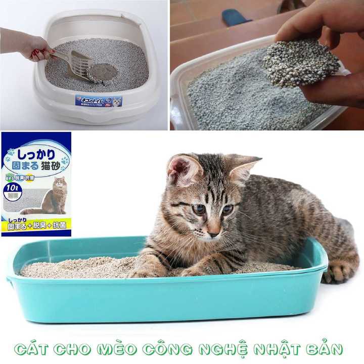 Cát Vệ Sinh Cho Mèo Nhật Bản GAGETTE CAT hương CAFE (bán chạy) - bao 10 Lít - cát mèo giúp nhà cửa thơm tho suốt ngày
