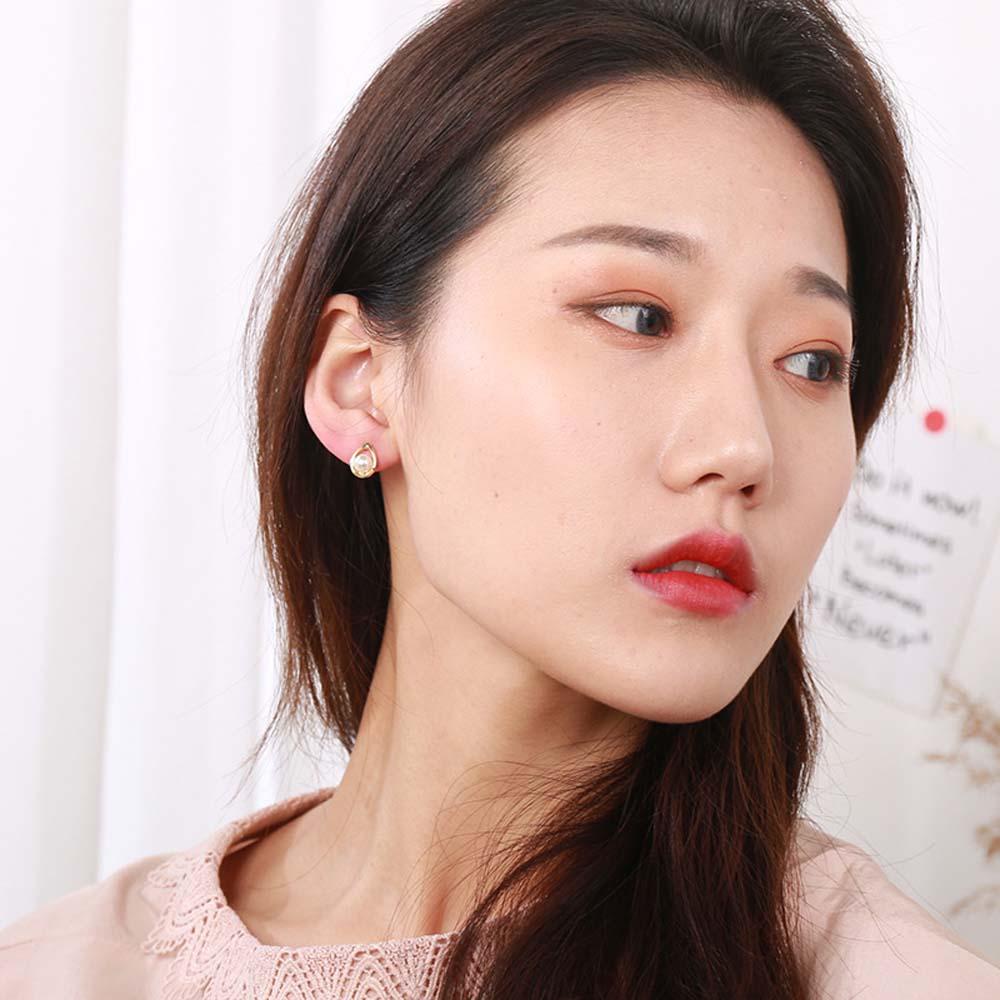 QQMALL Bông Tai Tam Giác Thời Trang Cho Nữ