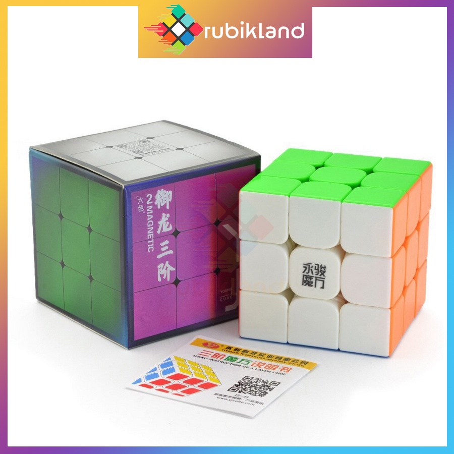 Rubik 3x3 Nam Châm YongJun YuLong V2 M YJ V2M Rubic 3 Tầng Đồ Chơi Trí Tuệ Trẻ Em