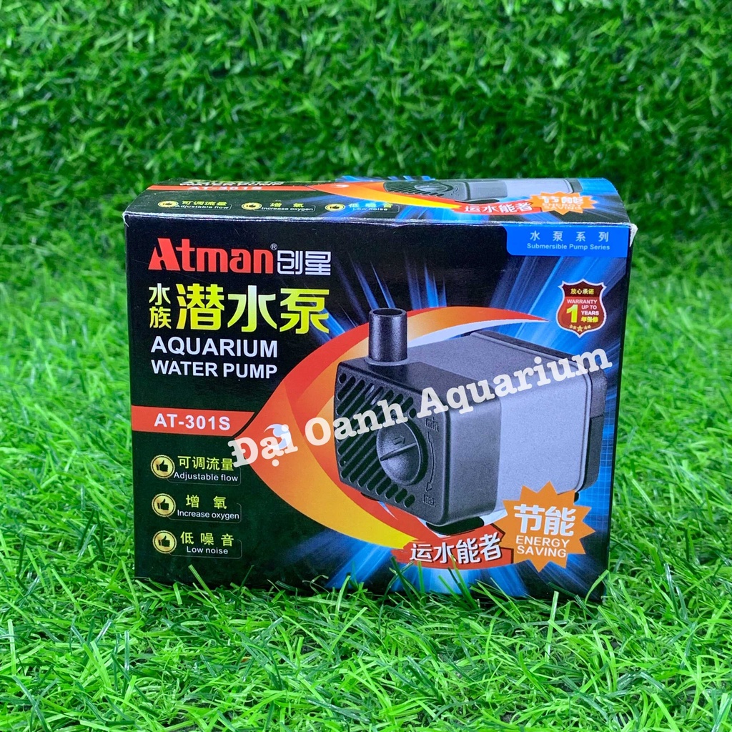 Máy Bơm Nước Bể Cá Atman AT 301S - AT 302S - AT 303S - AT 304S - AT 305S- AT 306S, Bơm chìm siêu êm