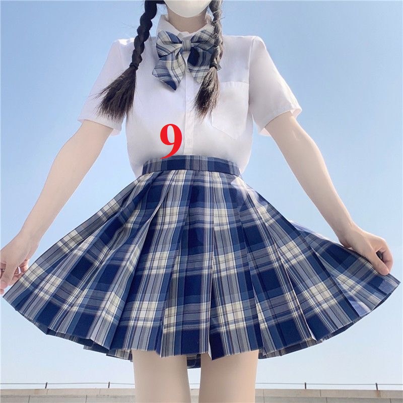 Lẻ váy + nơ ca rô seifuku - JK xinh xinh giá rẻ .