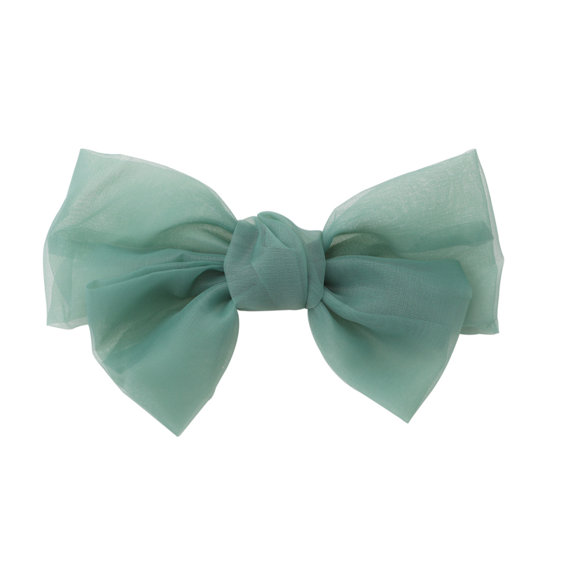 Kẹp tóc vải thắt nơ thanh lịch xinh xắn