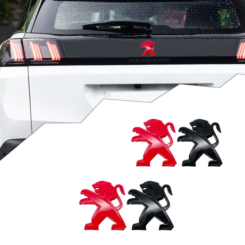 Logo Kim Loại Chữ Nổi Trang Trí Xe Hơi Peugeot 107 206 207 208 308 307 407 508 2008 3008