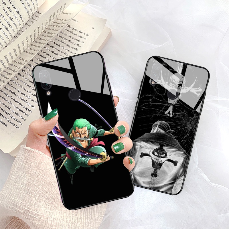 Ốp Điện Thoại Kính Cường Lực Hình One Piece 101ypj Cho Xiaomi Redmi Note 5 6 7 8 9 Pro 8t