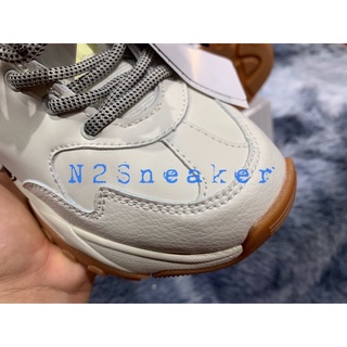 [N2Sneaker] Giày MLB NY Chữ đen đế nâu