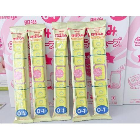 [ LẺ] Sữa Meiji thanh 0 nội địa Nhật Date 10.2022