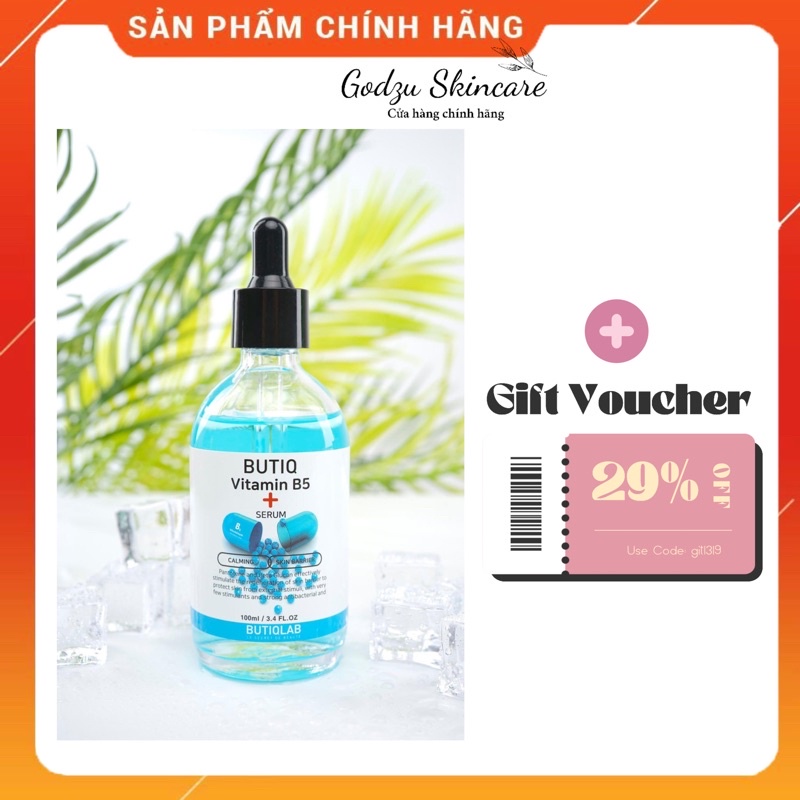 Serum phục hồi da Vitamin B5 Butiqlab 100ml