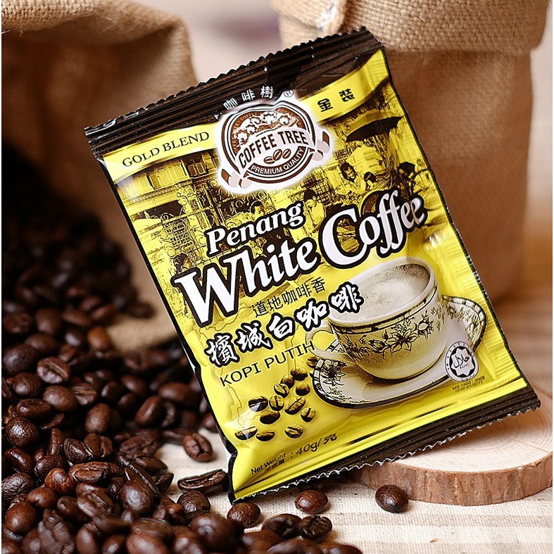 Cà phê trắng Penang white coffee Malaysia gói 600g