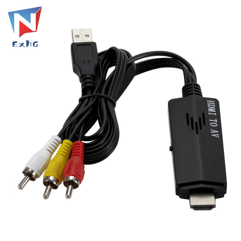 Dây Cáp Chuyển Đổi 1080p Hdmi Sang Av 3rca Cvbs Cho Tv Vcr Dvd @ My