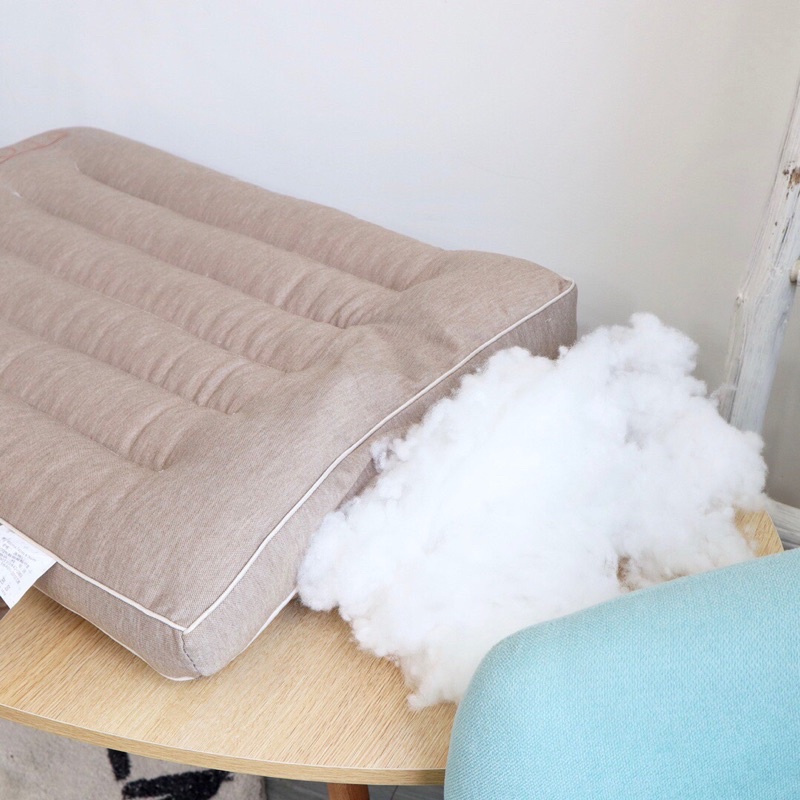 Ruột Gối Thấp 5cm Massage Cổ Chống Đau Vai Gáy Hàng Nhập Khẩu Size 50x70