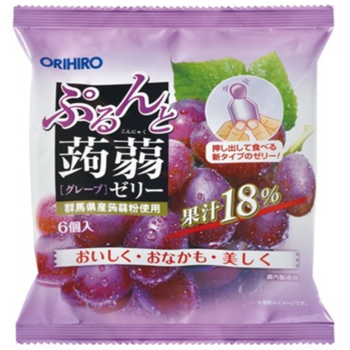Thạch trái cây Orihiro các vị (gói 120g)