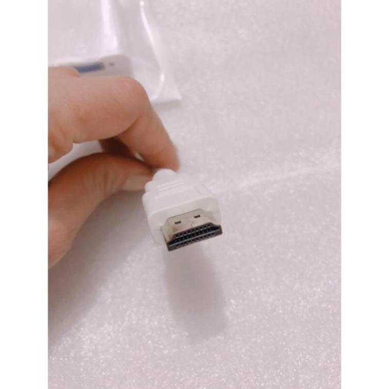 Hdmi To Vga, Cáp Chuyển Hdmi Sang Vga Cho Pc,Laptop, Máy Chiếu Cao Cấp Độ Dài 20Cm