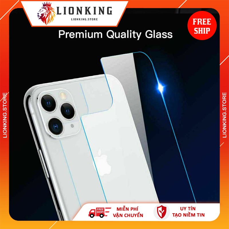 Kính cường lực Iphone mặt sau trong suốt cho các dòng iphone 6 6plus 7 7plus 8 8plus X Xs Xr  XsMax 11 12 13 Pro Max