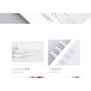 Bút chì bấm dupe Muji - nhỏ gọn, tiện lợi - phụ kiện văn phòng phẩm