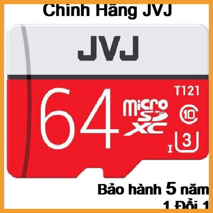 ⚡Giá Rẻ⚡ Thẻ nhớ 16/32/64/128 Gb JVJ Pro U3 Class 10 – chuyên dụng cho CAMERA tốc độ cao - Bh 5 năm