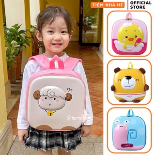 Balo Mầm Non Mẫu Giáo Đi Học Siêu Nhẹ Chống Thấm Nước Thoáng Khí Họa Tiết Dễ Thương Cho Bé Size 25x21cm