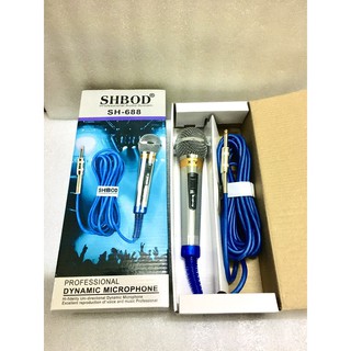 [GIÁ SỈ] MICRO 688 hút giọng, hát nhẹ, giọng mềm, chống rú tốt, dây dài chắc chắn chống xoắn đứt