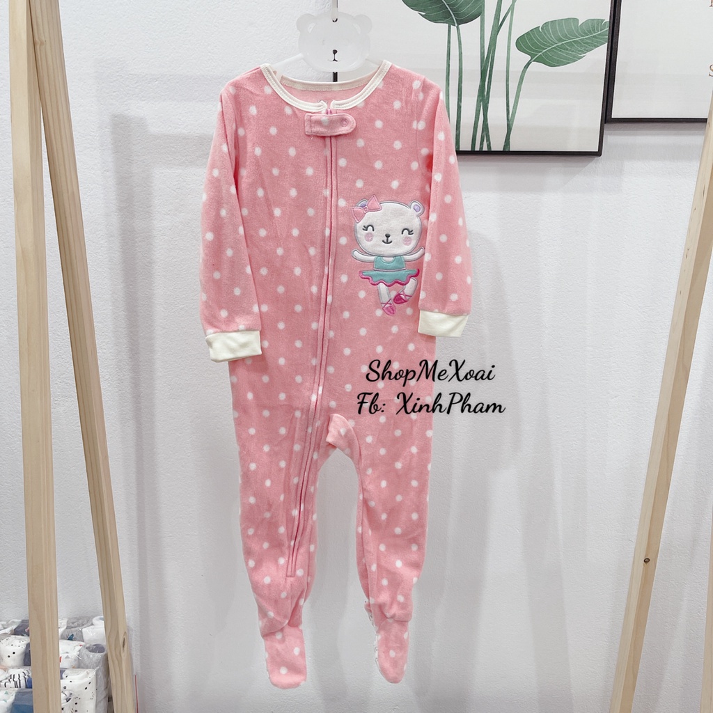 [Size 3/4y] [Chọn mẫu] Body Sleep Nỉ/ Body ngủ nỉ bé xuất dư xịn size 3/4y