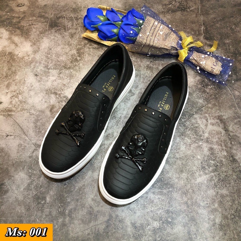 GIÀY SLION CAO CẤP, ĐÍNH ĐINH, ĐẦU NÂU CHÉO CAO CẤP