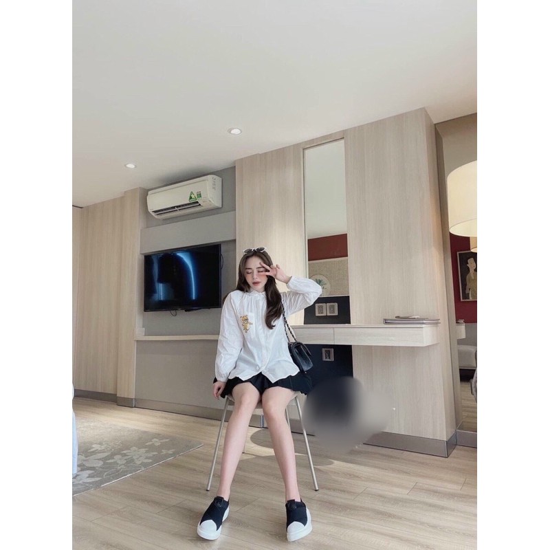 Giày Slipon sò chun chéo hàng loại 1