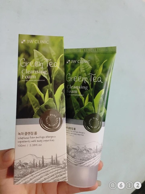 🍀🍀Sữa Rửa Mặt 3W Clinic Brown Rice & green tea Cleansing Foam