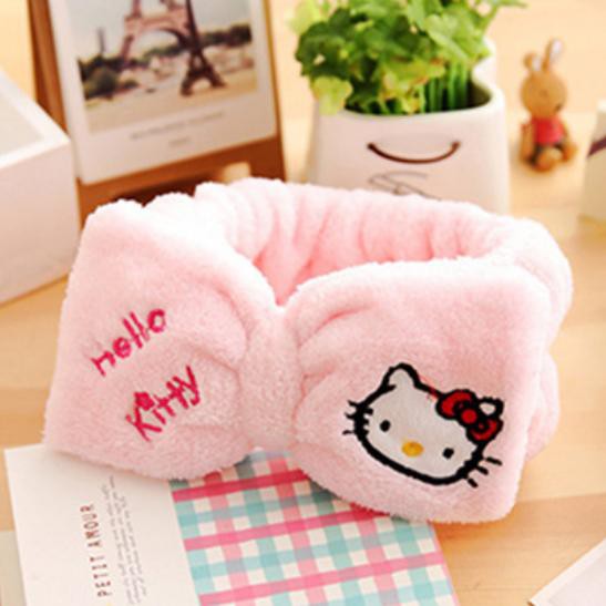 Băng đô dễ thương màu hồng Hello Kitty ☘☘
