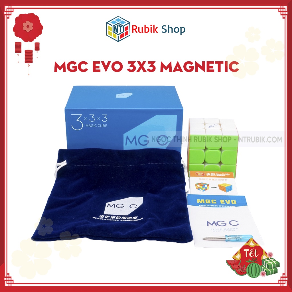 [Siêu phẩm 2021] Yongjun MGC Evo 3x3 Magnetic (2 Phiên bản: Stickerless và Limited Black)