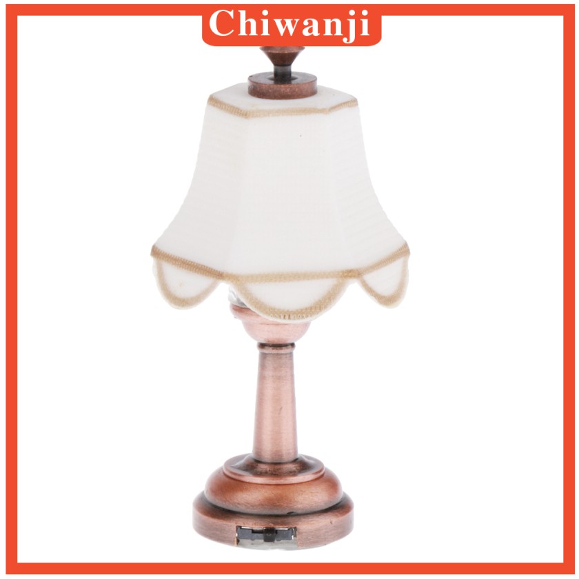 Đèn led để bàn trang trí nhà búp bê tỉ lệ 1:12