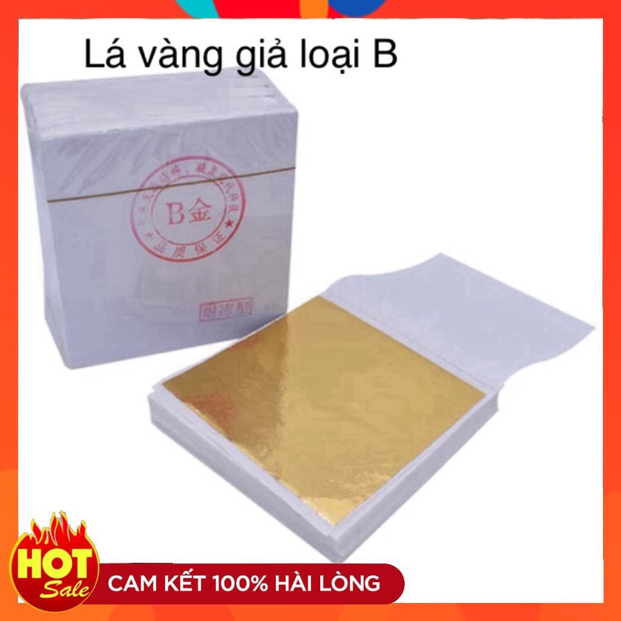 [FlashSale] Combo 200 lá dát vàng , nguyên liệu slime Giá Sỉ