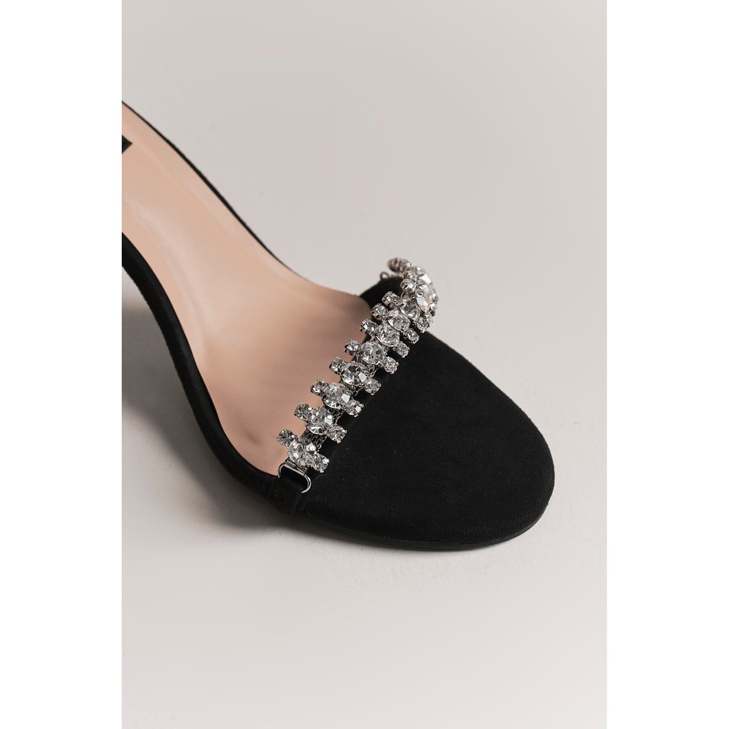 Giày cao gót nữ Floralpunk Diana Heels 9cm màu đen