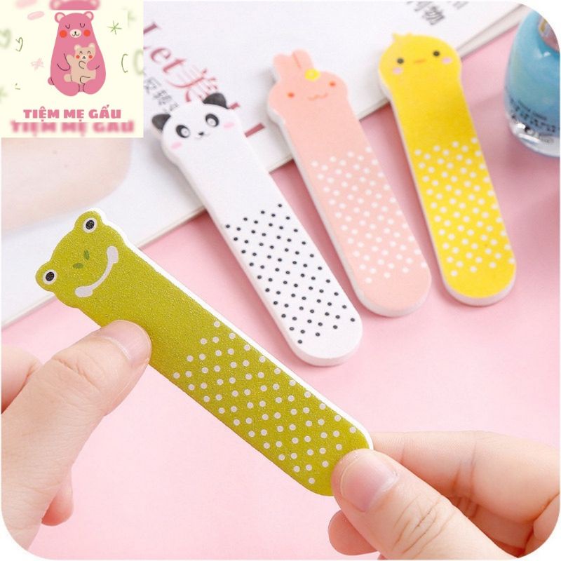 Dũa móng tay mini 2 mặt hình thú dễ thương cho bé yêu