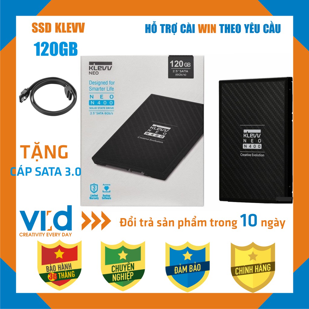 [CHÍNH HÃNG]Ổ cứng SSD 128GB Lexar, SSD 120GB( KingSpec, Kingfast, Klevv Suneast)-Tặng cáp sata 3.0 - Bảo hành  36 tháng