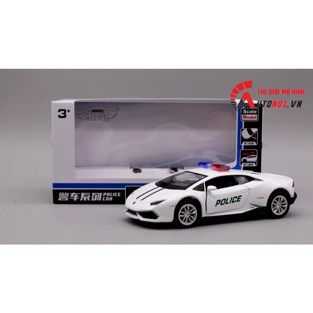 MÔ HÌNH XE HURACAN COUPE POLICE DUBAI 1:36 ALLOY 7920