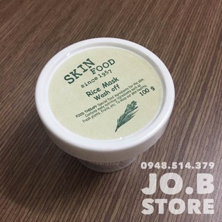 Mặt nạ cám gạo Skinfood Rice mask wash off