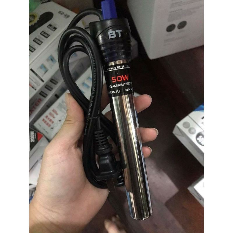 Máy Sưởi Inox Xilong - BT 25W 50W 100W 200W 300W 500W cho bể cá cảnh