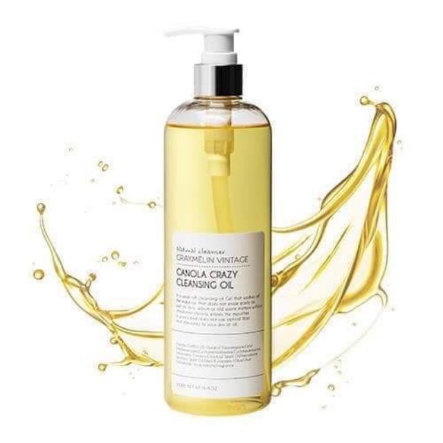 Dầu tẩy trang thiên nhiên Graymelin vintage canola crazy cleansing oil