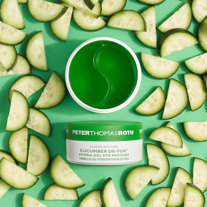 Peter Thomas Roth ✨ Mặt nạ đắp mắt thư giãn thải độc Cucumber De-Tox Hydra-Gel Eye Patches