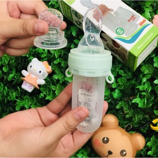 Túi nhai ăn dặm, bình thìa ăn dặm 2 trong 1 cho bé