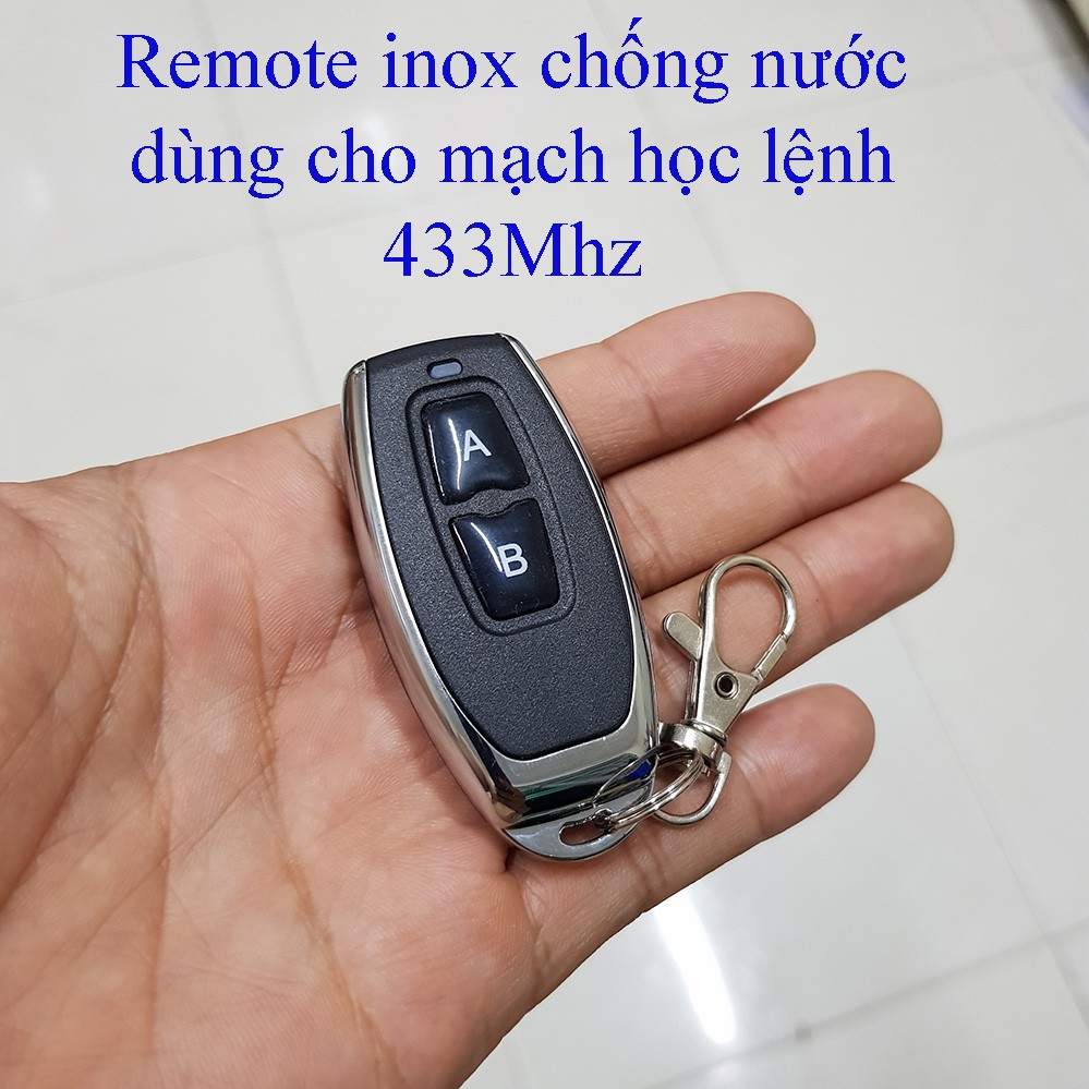 Remote 2 nút AB tần số 433Mhz ( mã hóa không trùng nhau )