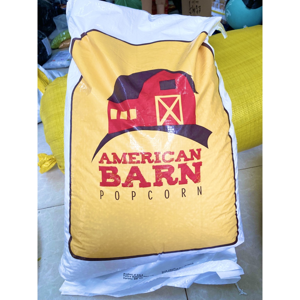 Bắp Nổ Rang Bơ - Bắp Mỹ POP CORN - HIỆU AMERICAN BARN BÁN RẠP CHIẾU PHIM, CÓ BÁN KÈM BƠ VÀ BỘT PHÔ MAI