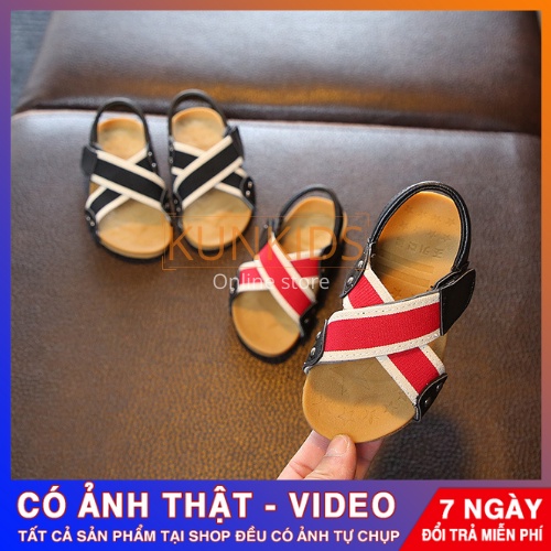 ♻️ Dép sandal bé trai quai hậu bé trai siêu nhẹ đi chơi đi học từ 2-7 tuổi