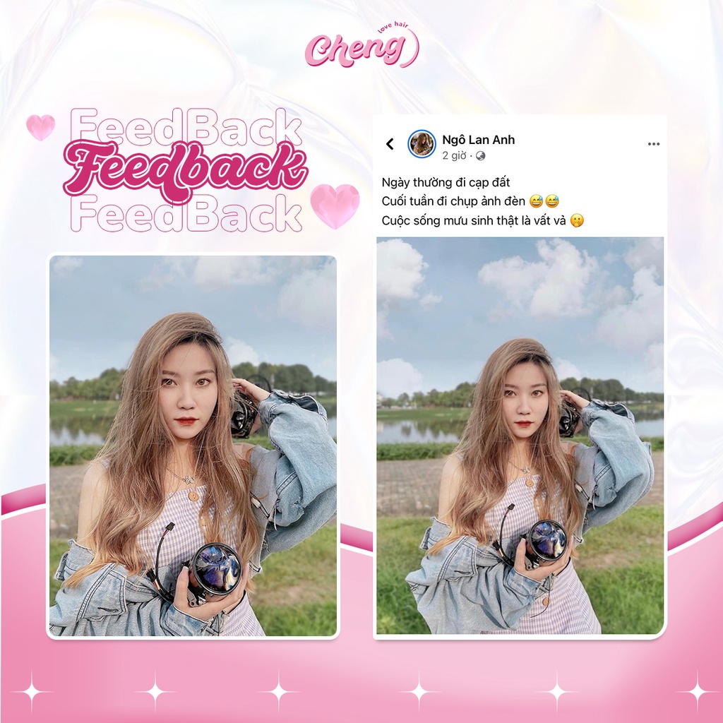 Thuốc Nhuộm Tóc Màu NÂU SỮA, NÂU TRÀ SỮA Không Tẩy | Chenglovehair, Chenglovehairs