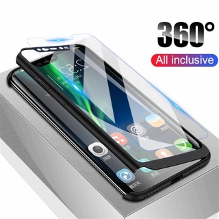 Ốp Lưng 360 Độ Bảo Vệ Toàn Diện Có Kính Cường Lực Cho Oppo A53 / A53S / A32 A93 / F17 Pro A92S / Reno4Z-5G Realme C15 C11 5 5i 6i 360